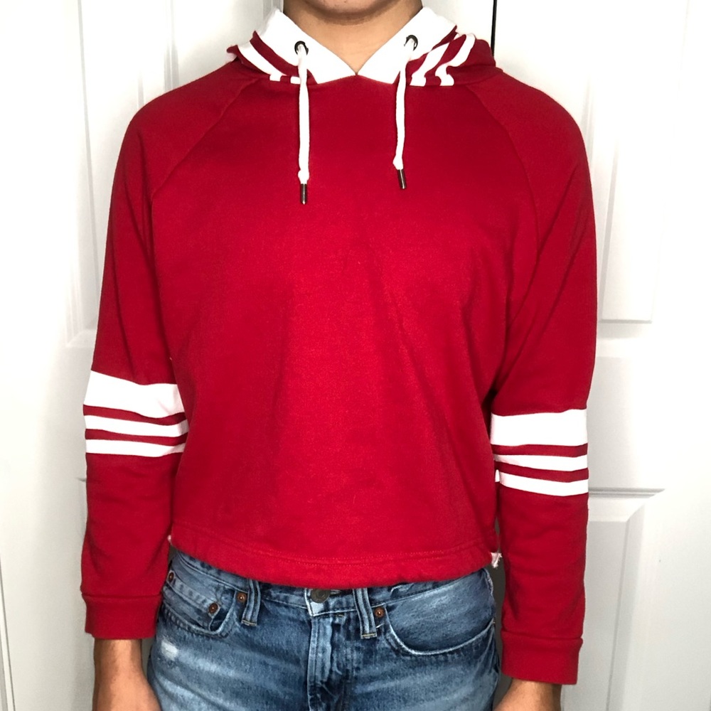 forever 21 slightly cropped hoodie